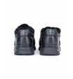 Черные кожаные кроссовки с натуральным мехом Premiata Mick 5527