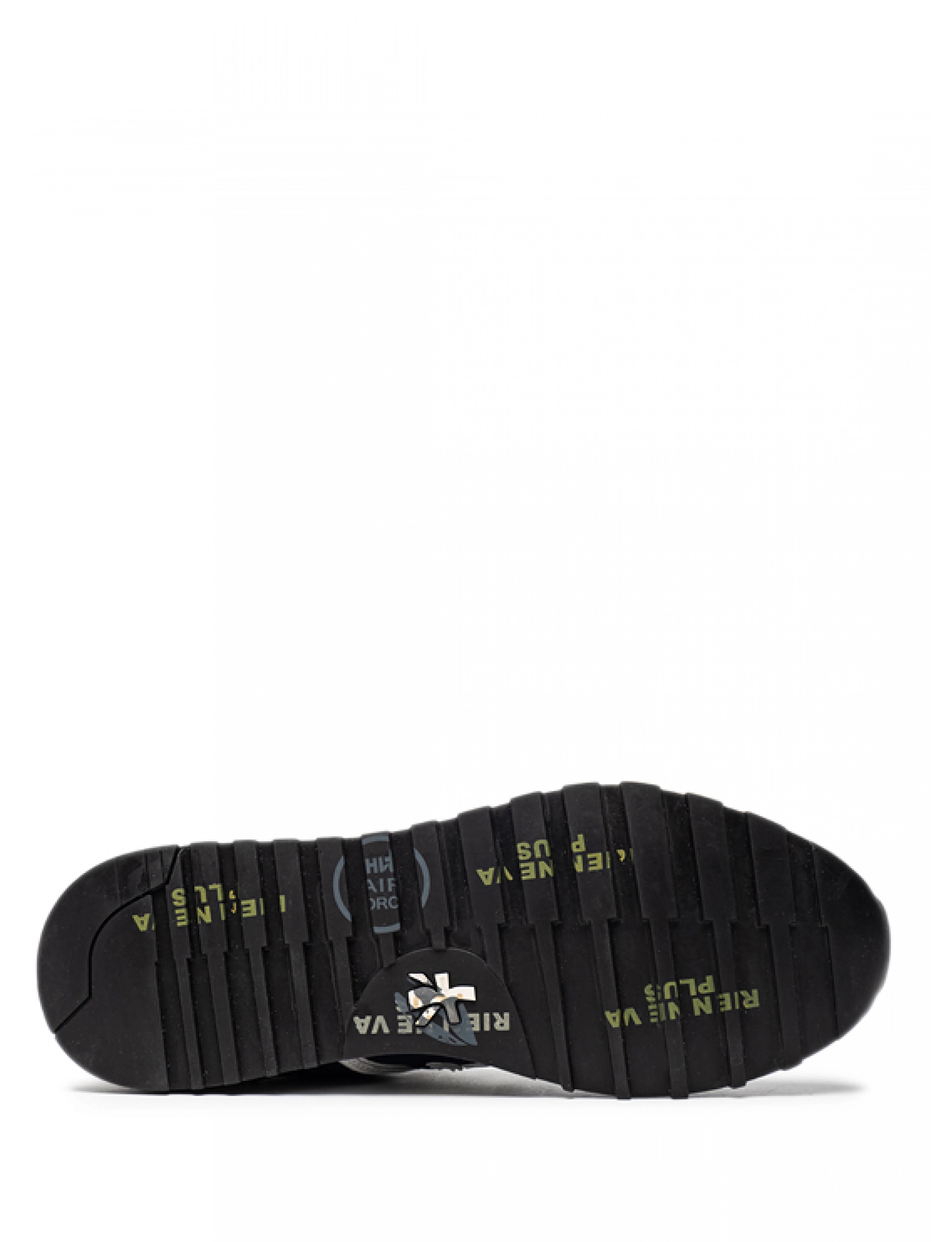 Кроссовки в сером цвете с нейлоновыми вставками Premiata Luce 600E на белой подошве