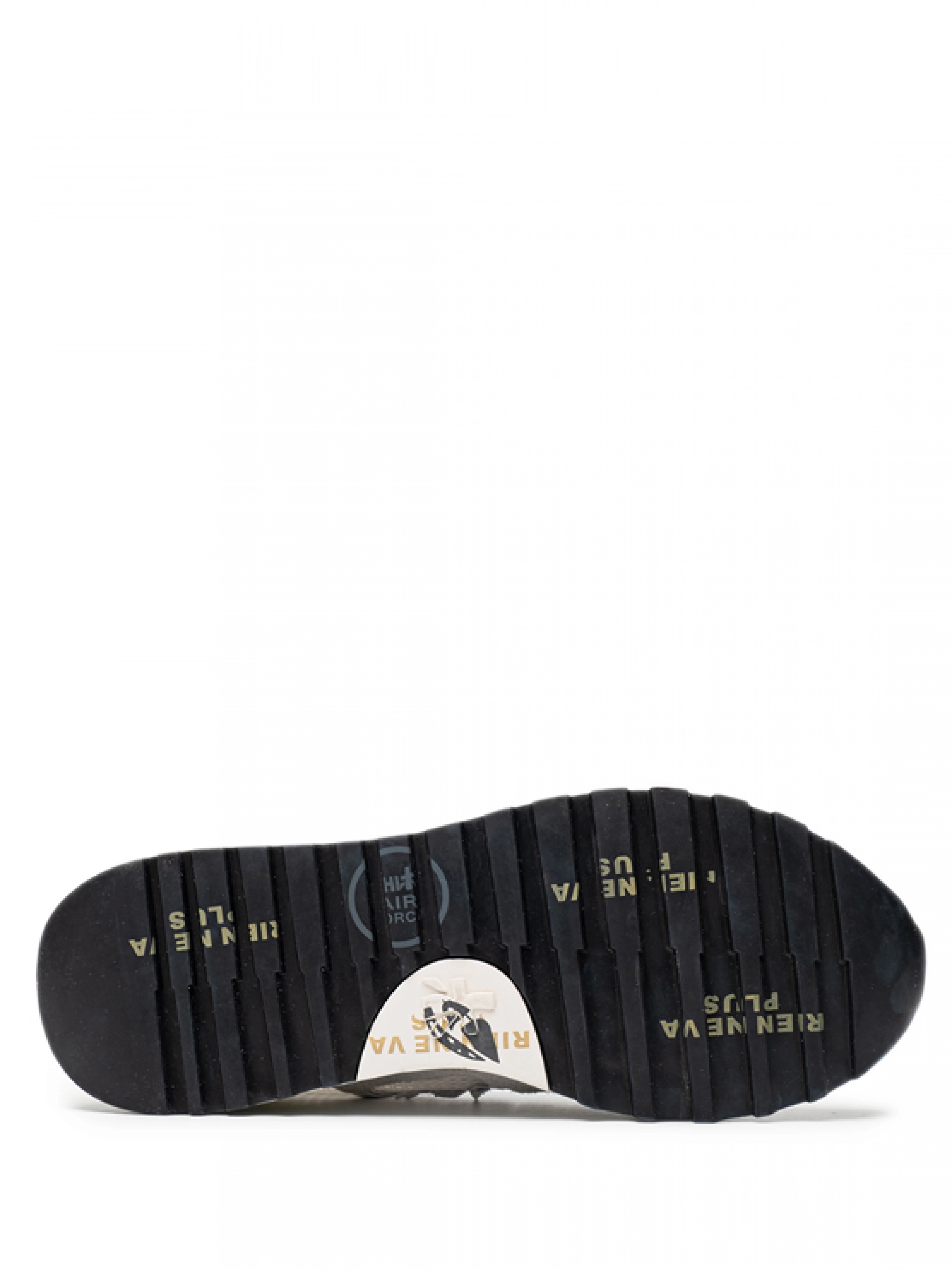 Перфорированные кроссовки в белом цвете с желтыми вставками Premiata Landeck 6629