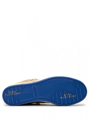 Кеды в бежевом цвете с акцентным задником Premiata Bsktclay 6774