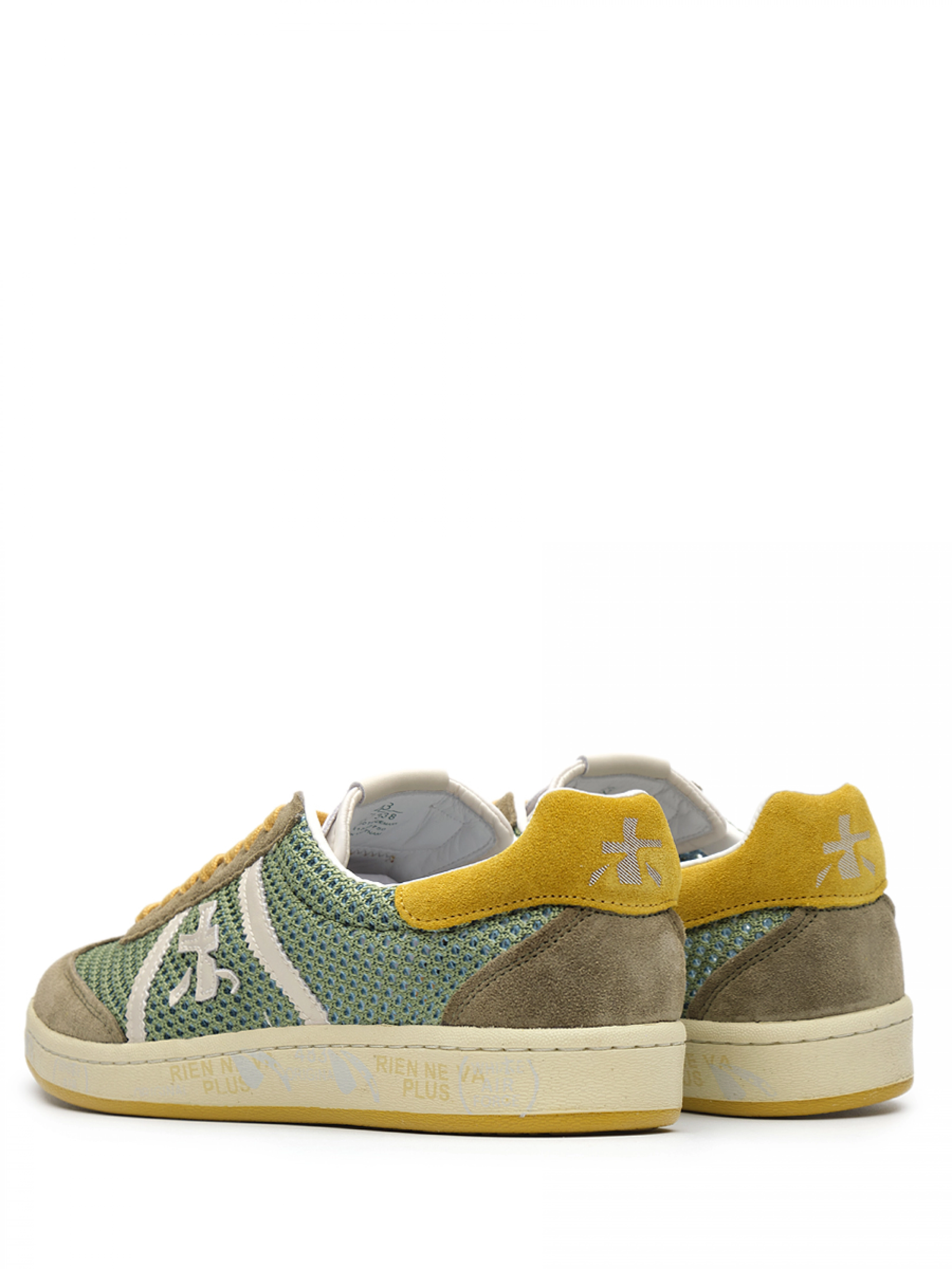 Перфорированные кеды в зеленом цвете Premiata Bonnie 7338