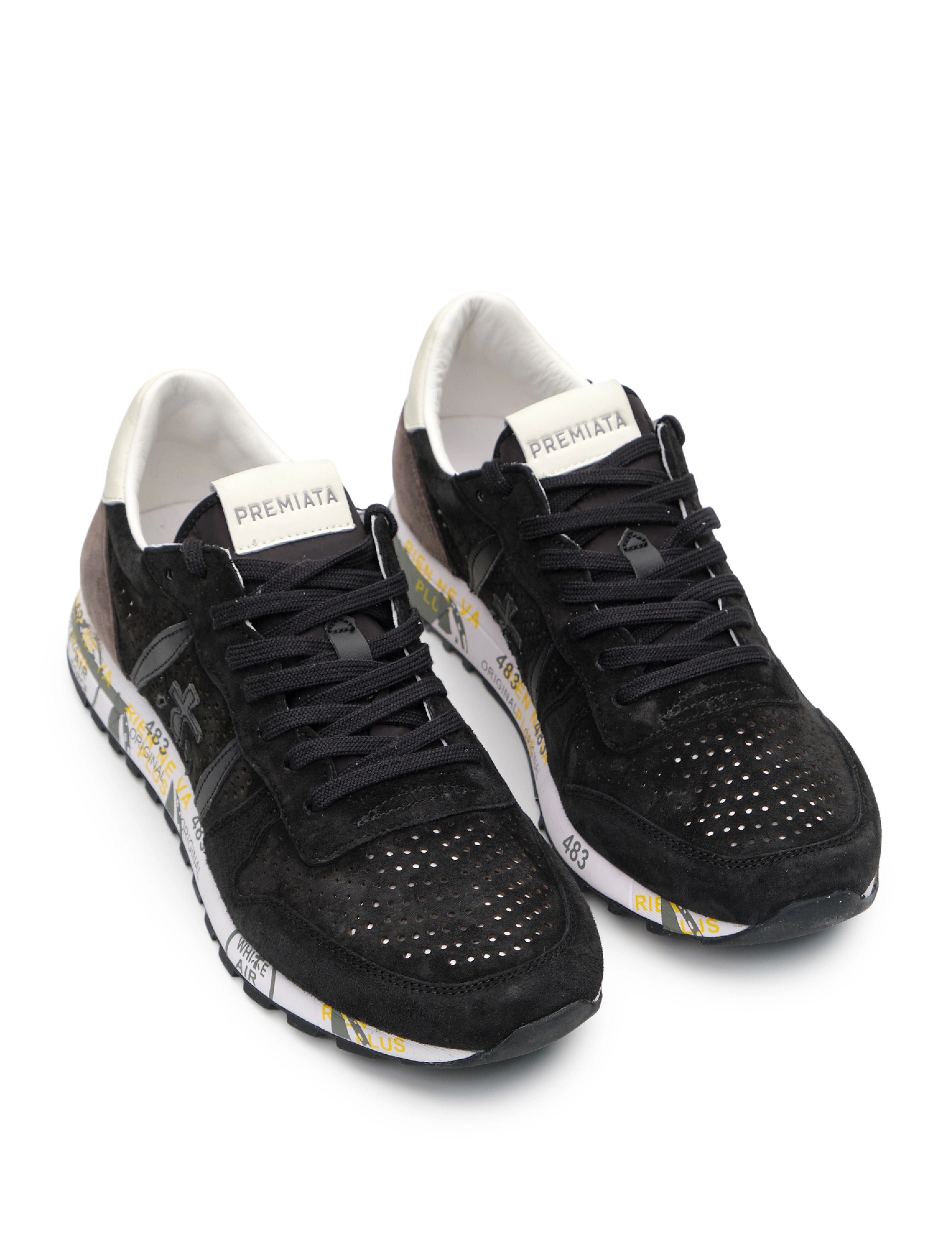Кроссовки в черном цвете Premiata ERIC8232 с контрастным задником