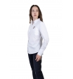 Классическая рубашка белого цвета с лого бренда на груди Aeronautica Militare