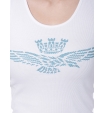 Майка белого цвета с лого бренда Aeronautica Militare