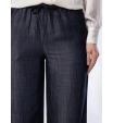 Твидовые брюки темно-синего цвета Armani Exchange