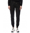 Зауженные спортивные брюки черного цвета на манжетах Armani Exchange