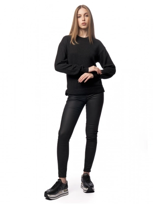 Пуловер прямого кроя в черном цвете Armani Exchange