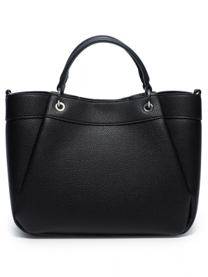 Сумка тоут черного цвета medium Armani Exchange
