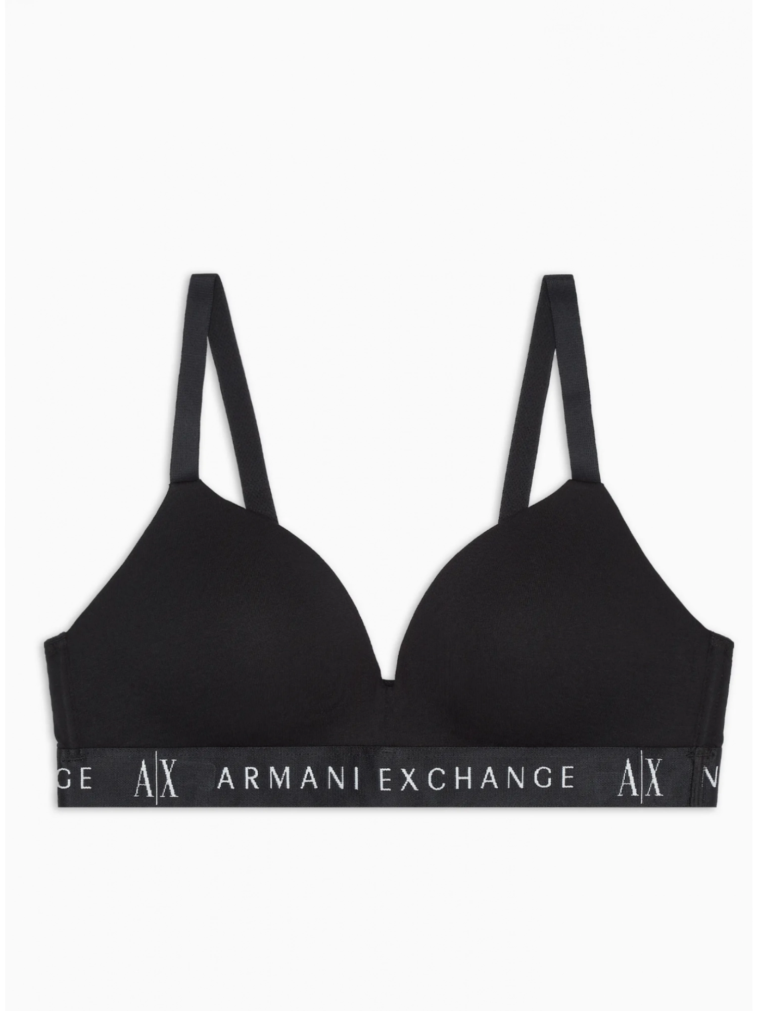 Нижнее белье черного цвета с логоманией на окантовке Armani Exchange