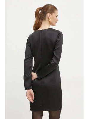 Платье в черном цвете с рукавом Armani Exchange