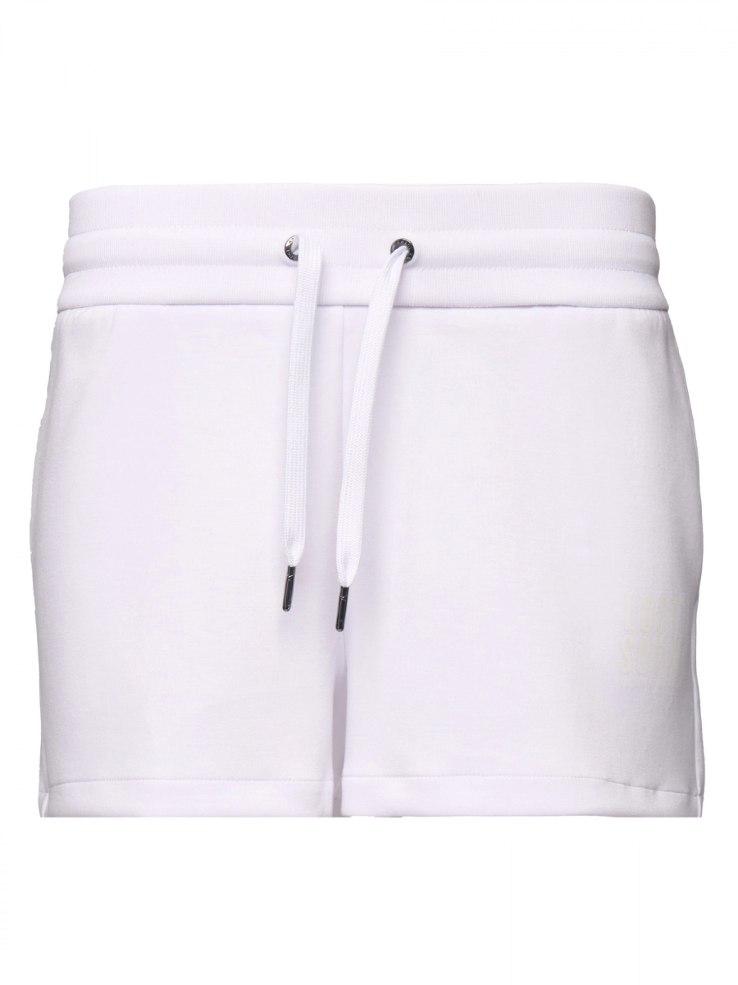 Шорты в белом цвете  свободного кроя с лого бренда Armani Exchange
