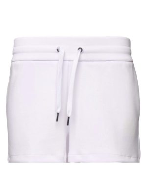 Шорты в белом цвете  свободного кроя с лого бренда Armani Exchange