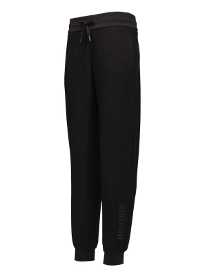 Трикотажные брюки в черном цвете на резинке на поясе и манжетах Armani Exchange