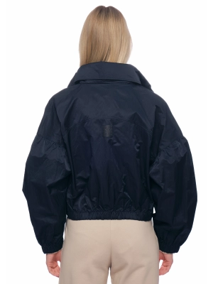 Укороченная куртка в темно-синем цвете свободного кроя на молнии  Armani Exchange