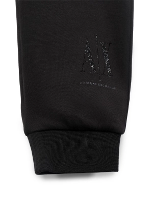 Женские спортивные брюки черного цвета Armani Exchange
