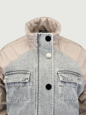 Куртка в комбинированном цвете с накладными карманами Armani Exchange Куртка в комбинированном цвете с накладными карманами Armani Exchange