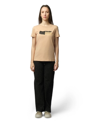 Футболка Armani Exchange в бежевом цвете