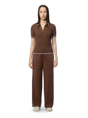 Поло коричневого цвета Armani Exchange