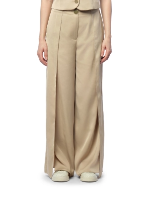 Брюки прямого кроя в бежевом цвете Armani Exchange