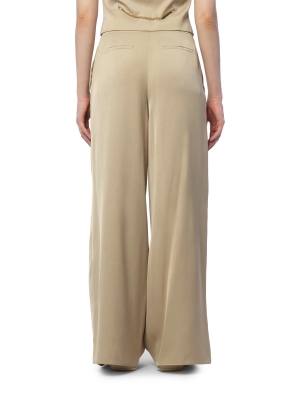 Брюки прямого кроя в бежевом цвете Armani Exchange