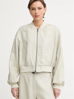 Шалфейный бомбер Armani Exchange из льна