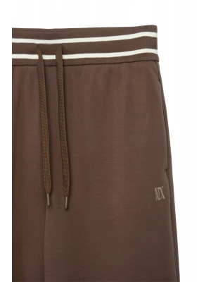 Трикотажные брюки коричневого цвета Armani Exchange