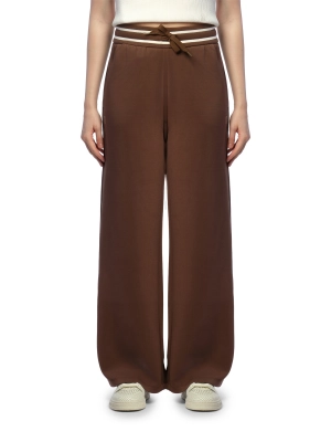 Трикотажные брюки коричневого цвета Armani Exchange