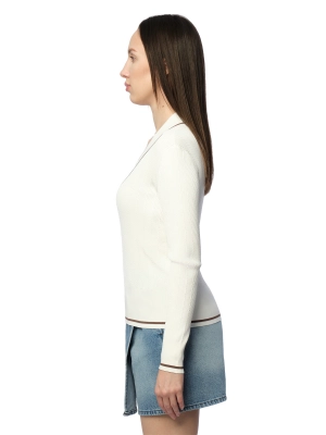 Пуловер Armani Exchange молочного цвета