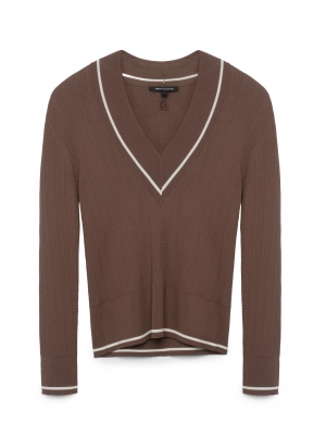 Пуловер Armani Exchange молочного цвета