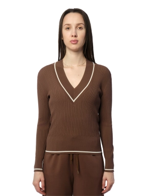 Пуловер Armani Exchange молочного цвета