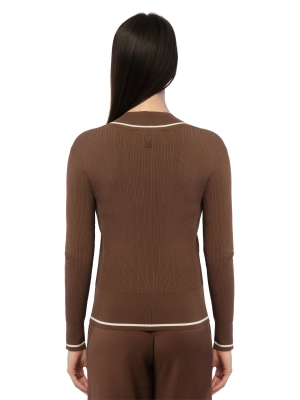 Пуловер Armani Exchange молочного цвета