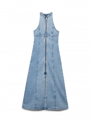 Джинсовые платье Armani Exchange без рукава