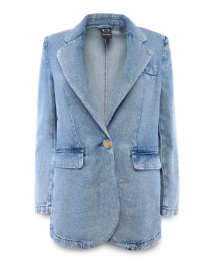 Джинсовый жакет свободного кроя Armani Exchange