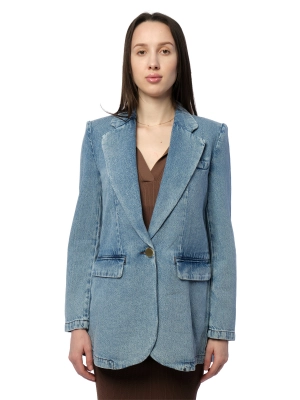 Джинсовый жакет свободного кроя Armani Exchange