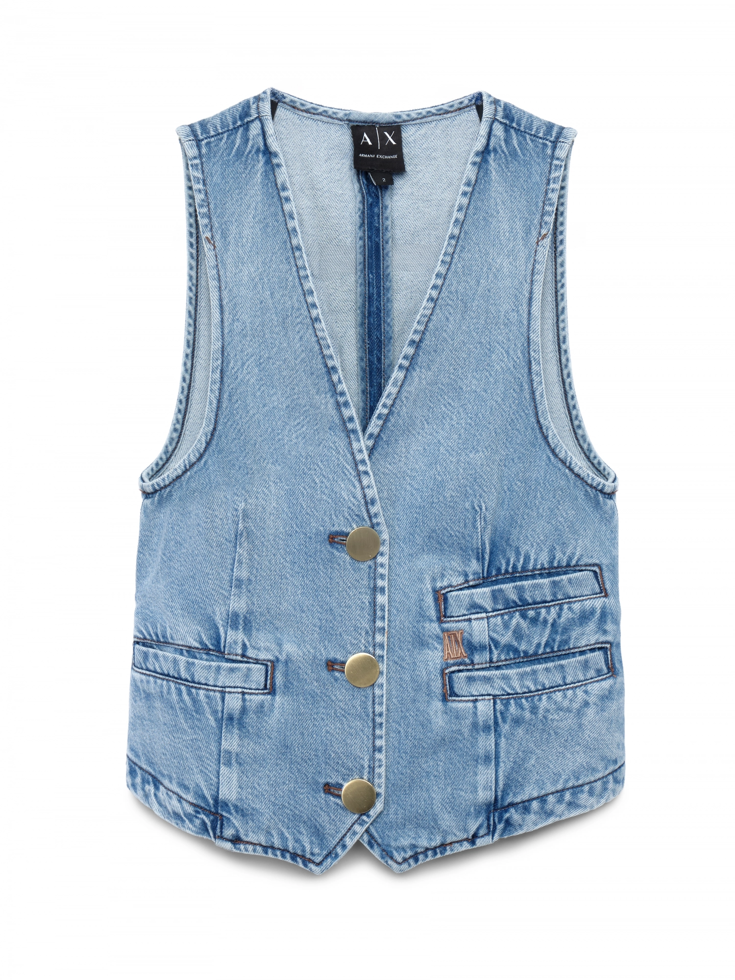Джинсовый жилет Armani Exchange