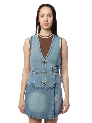 Джинсовый жилет Armani Exchange