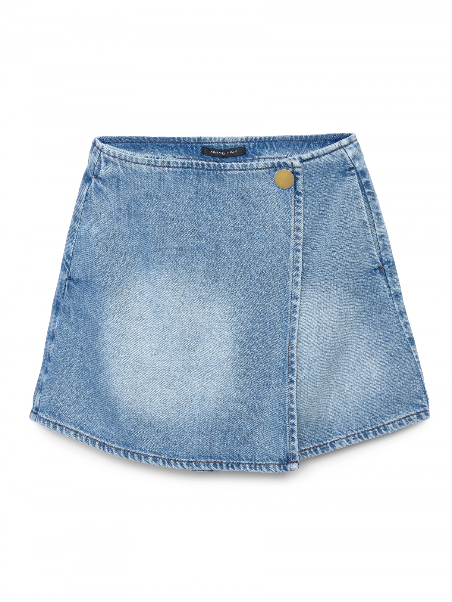 Юбка-шорты из денима Armani Exchange