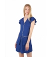Платье синего цвета на молнии Armani Exchange