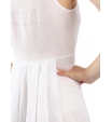 Льняное белое платье Armani Exchange