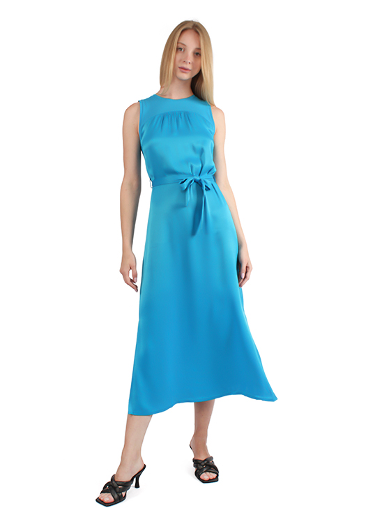 Платье миди бирюзового цвета Armani Exchange