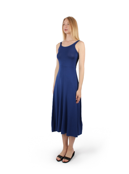 Синее платье миди Armani Exchange