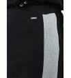 Черная юбка мини в обтяжку с серебряными вставками из люрекса Armani Exchange