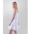 Белое легкое платье из хлопка Armani Exchange
