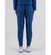 Плиссированные брюки синего цвета Armani Exchange