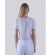 Белая футболка с принтом Armani Exchange