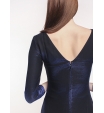 Черное платье с синим отливом мини Armani Exchange
