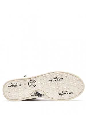 Высокие бежевые кеды на меху Premiata Edith 6108 Высокие бежевые кеды на меху Premiata Edith 6108