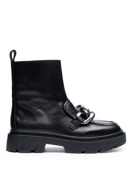 Черные кожаные ботинки Ash Urban