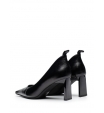 Туфли лодочки черного цвета на каблуке Armani Exchange