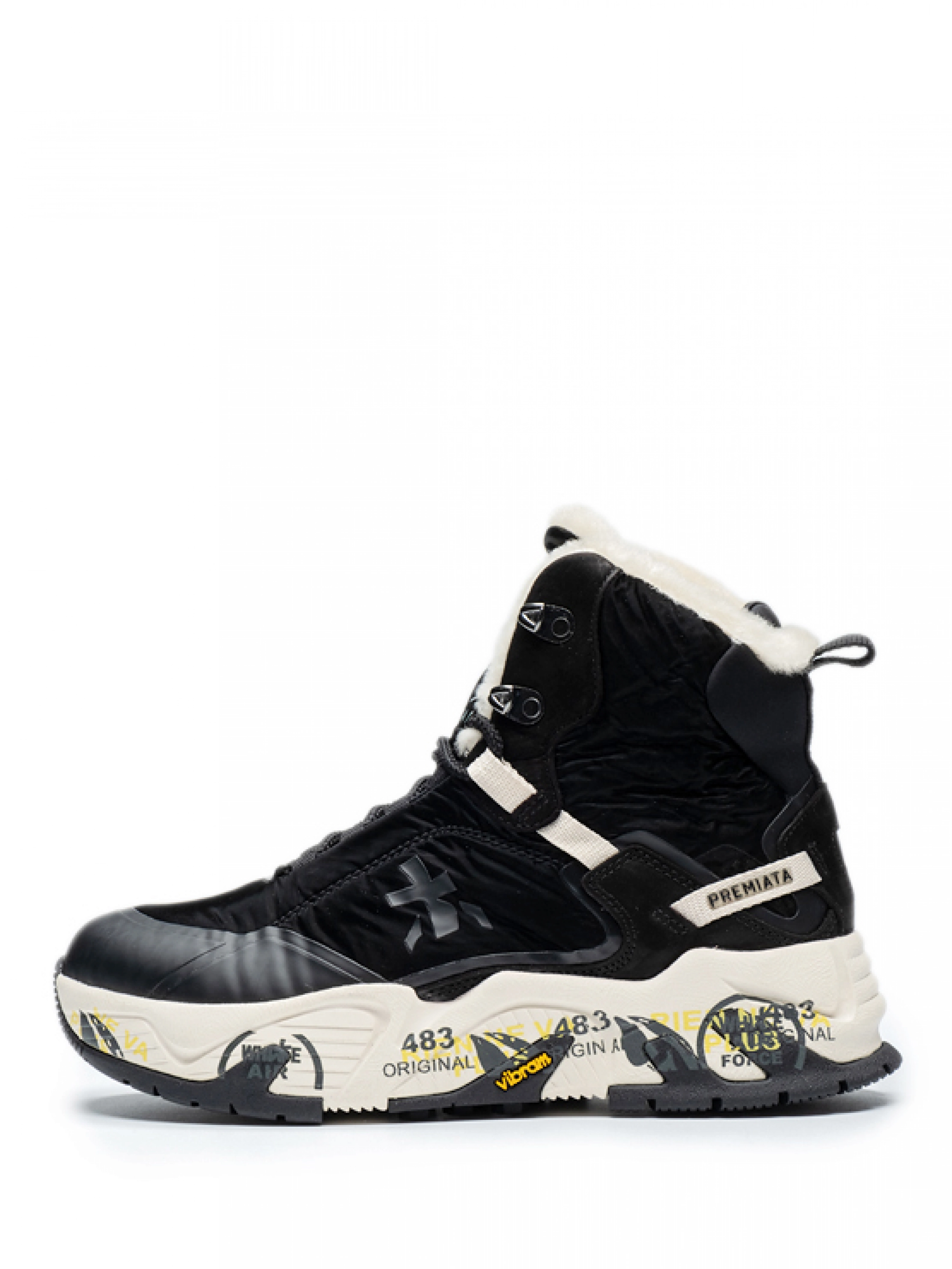 Кроссовки в черном цвете с утиплителем  Premiata Saintcross 333